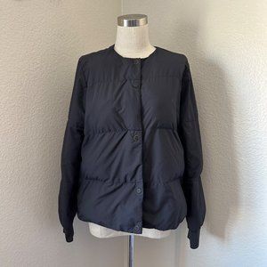 Everlane Short Puffer Jacket In Black Color Sz M